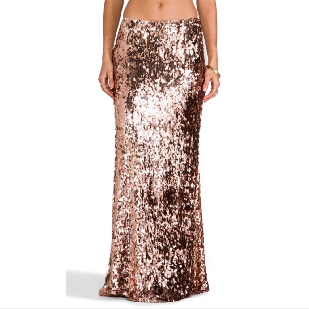 BNWT Free People Sequin Maxi Skirt M